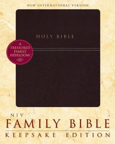 NIV FAMILY KEEPSAKE BIBLE