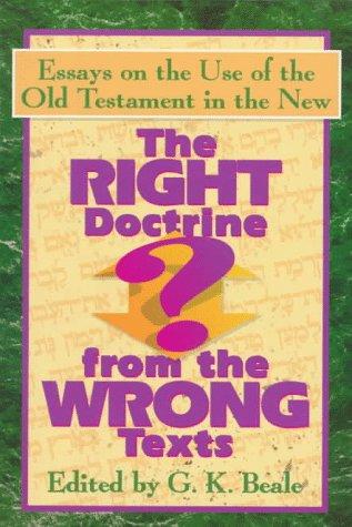 RIGHT DOCTRINE FROM WRONG TEXT?