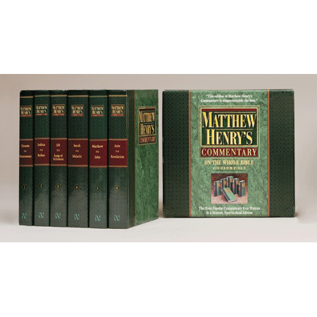 MATTHEW HENRY COMMENTARY 6 VOL SET - Good Neighbours ...