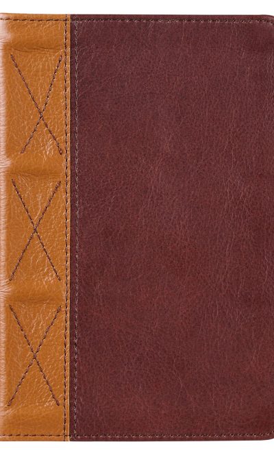 KJV COMPACT LP TWOTONE TAN/BROWN GL