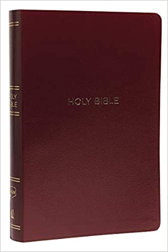 NKJV GIANT PRINT REF C/COL BURGUNDY IM