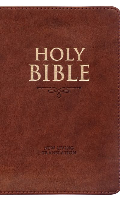 NLT COMPACT BIBLE BROWN IM