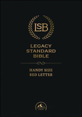 LSB HANDY SIZE BLACK COWHIDE RED LETTER