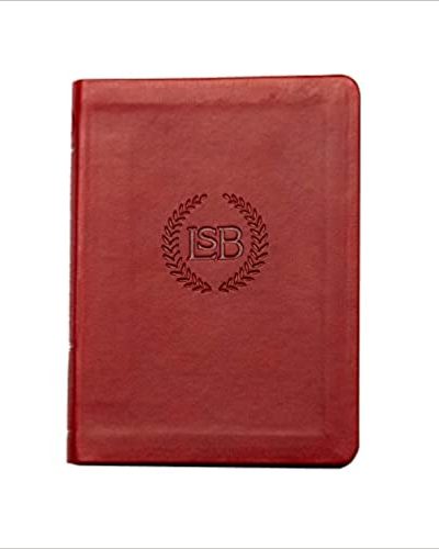 LSB NT, PSALMS & PROVERBS BURGUNDY IN