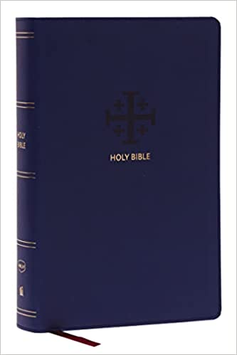 NKJV PERSONAL SIZE LP TI BLUE IM O/P