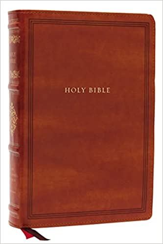 NKJV WIDE-MARGIN REF IN BROWN