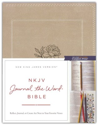NKJV JOURNAL THE WORD BIBLE STONE HC