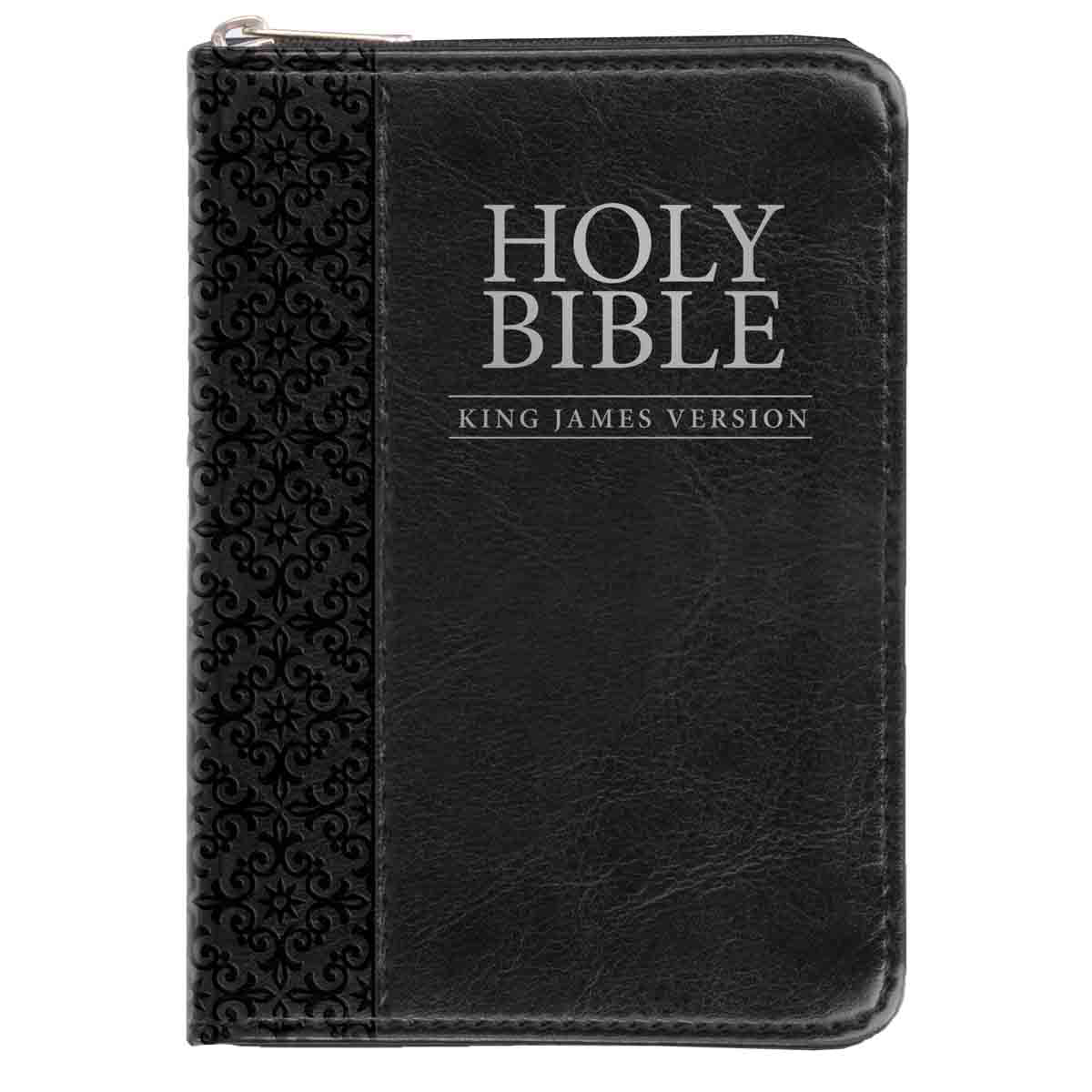 KJV MINI POCKET BIBLE BLACK FLEXCOVER