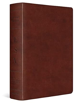 ESV STUDY BIBLE CHESTNUT TRUTONE O/P