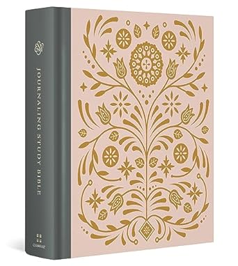 ESV JOURNALING STUDY BLUSH/OCHRE FLORAL