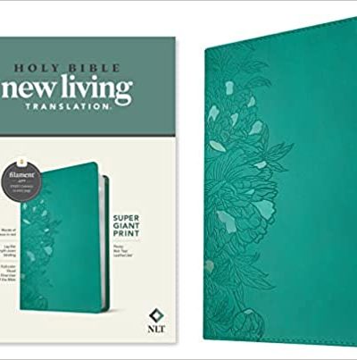 NLT SUPER GIANT PRINT TEAL IM