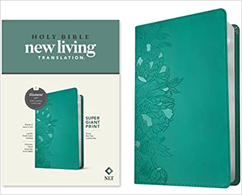 NLT SUPER GIANT PRINT TEAL IM