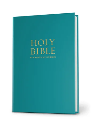 NKJV HARDCOVER BIBLE TEAL