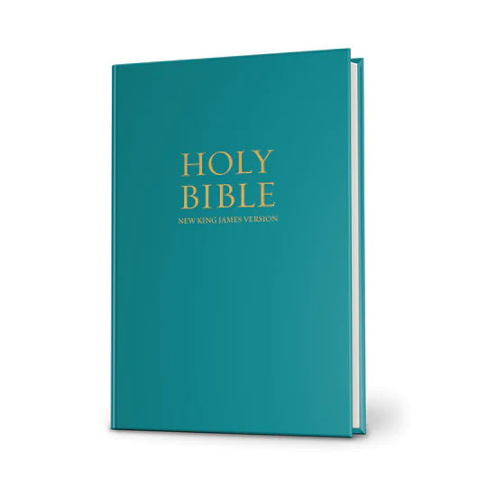 NKJV HARDCOVER BIBLE TEAL