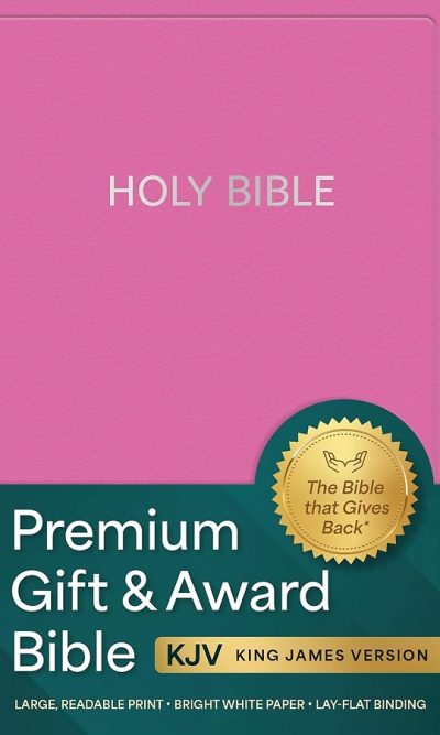 KJV PREMIUM GIFT & AWARD BIBLE PINK