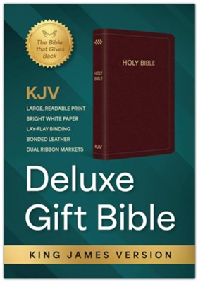 KJV DELUX GIFT BONDED LEATHER TI