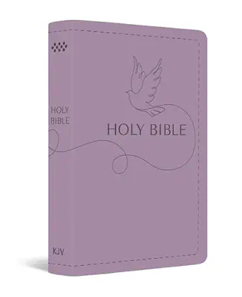 KJV DELUX GIFT BIBLE LILAC DOVE