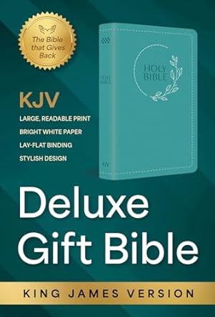 KJV DELUX GIFT BIBLE TURQUOISE