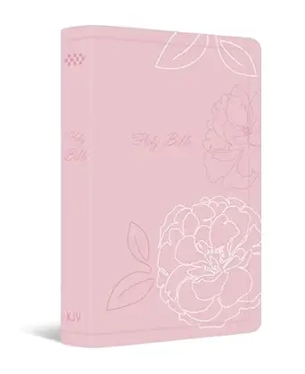 KJV DELUX GIFT BIBLE PINK FLOWER